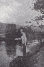 Delius fishing in Norway, summer 1921